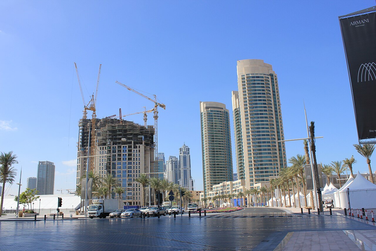 Photograph of Emaar Boulevard in Downtown Dubai